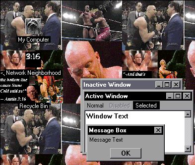 Stone Cold Steve Austin Desktop Theme